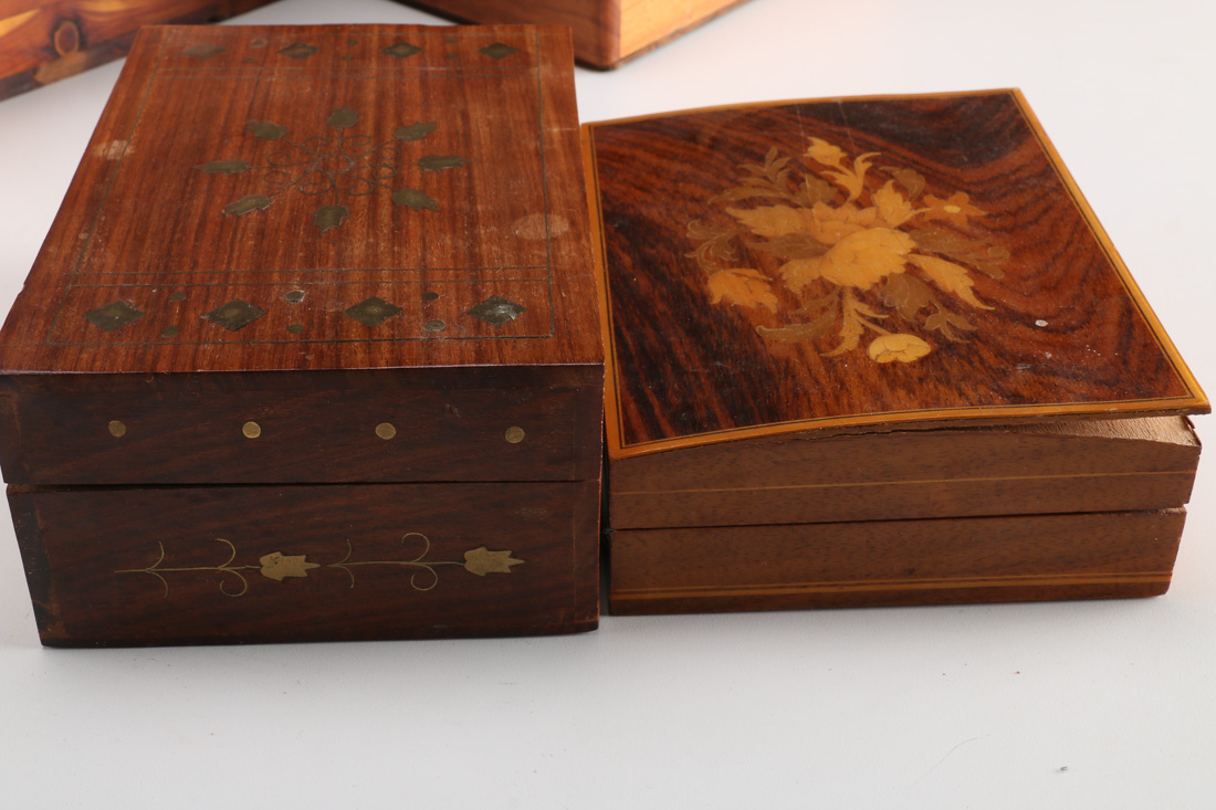 Collection of Wooden Boxes