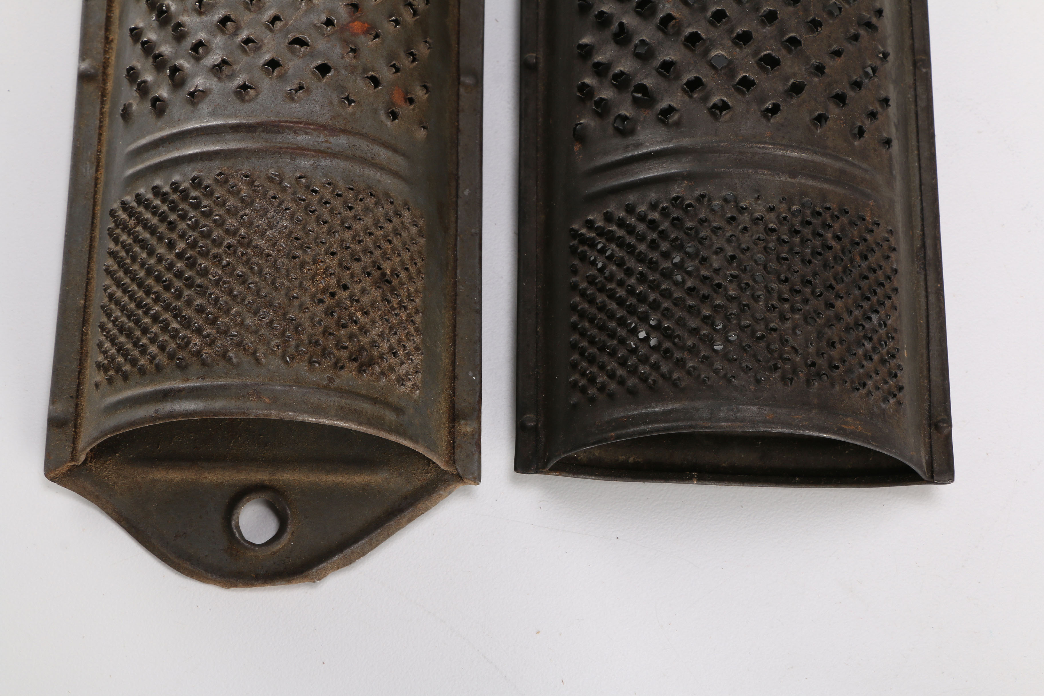 Group of Antique and Vintage Hand Graters and a Mandoline