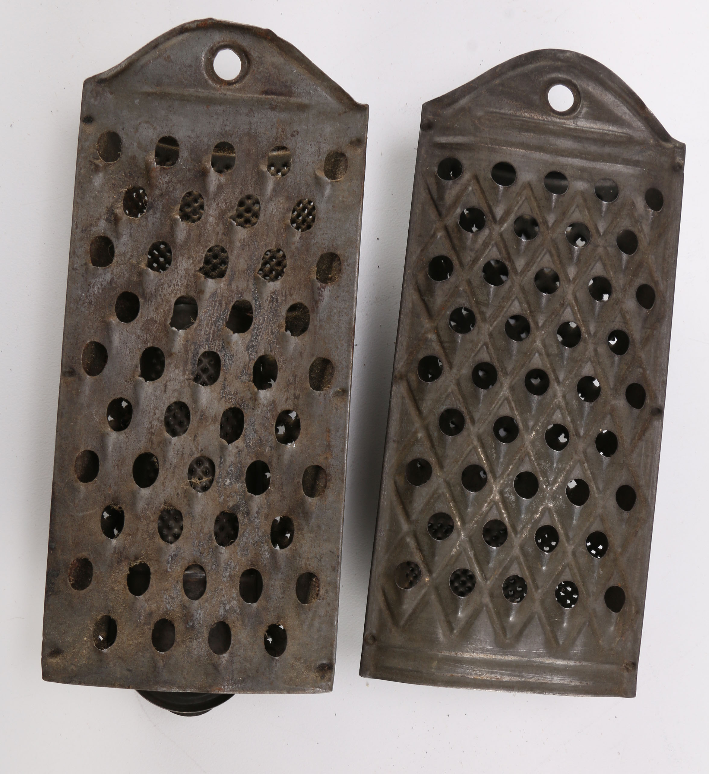 Group of Antique and Vintage Hand Graters and a Mandoline