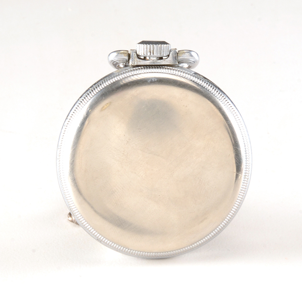 Vintage Hamilton Pocket Watch with Sterling Silver Chain