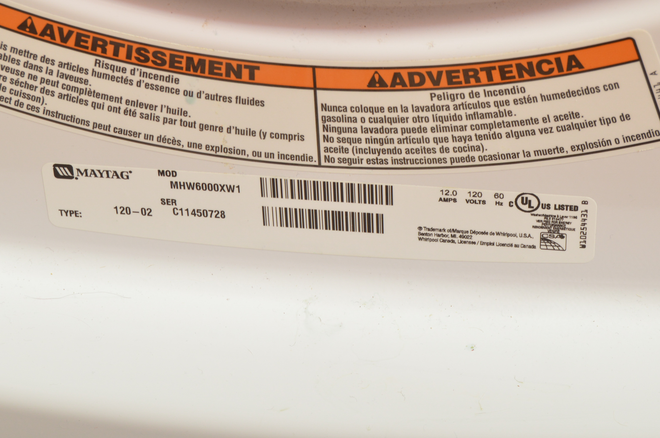 Maytag Maxima Front-Loading Washer