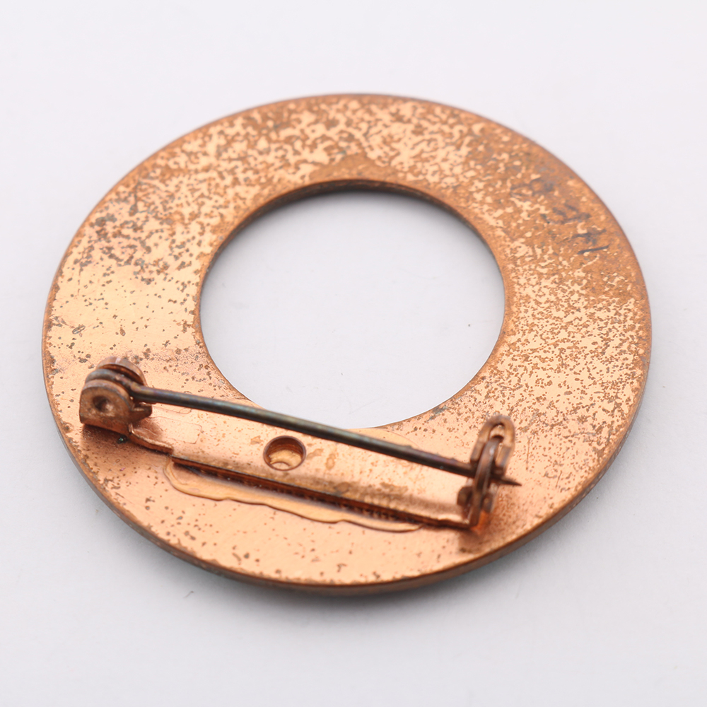 Copper, Shell, and Enamel Fashion Jewelry