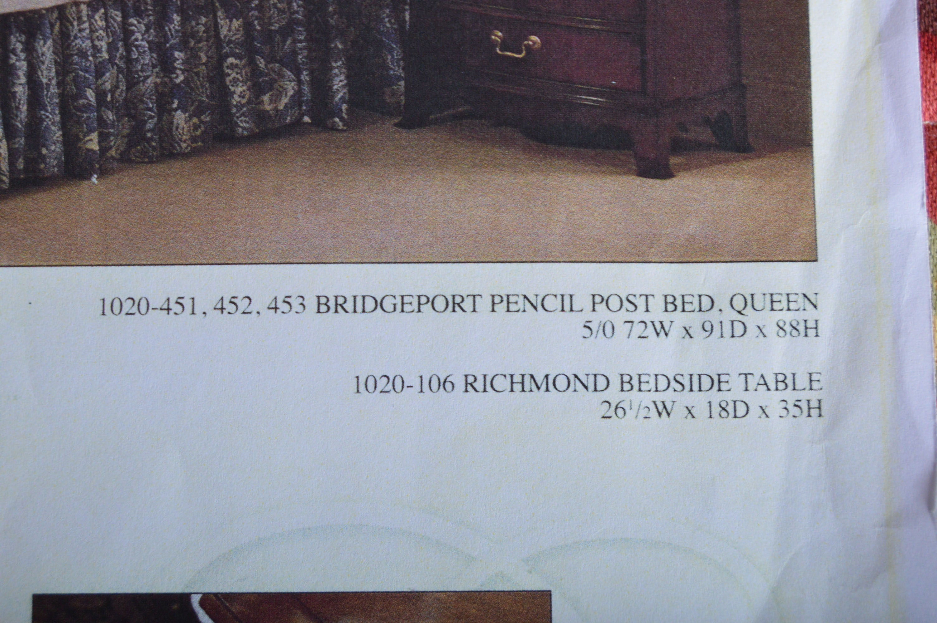 King Sized "Bridgeport" Pencil Post Bed by Fine Furniture Design