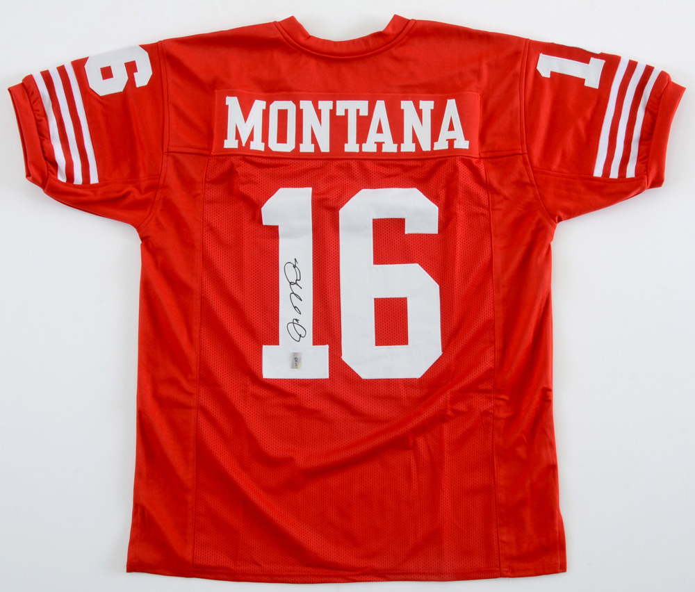 (HOF) Joe Montana Signed 49ers Football Jersey JSA COA
