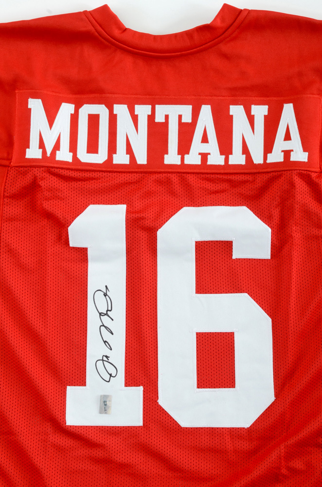 (HOF) Joe Montana Signed 49ers Football Jersey JSA COA