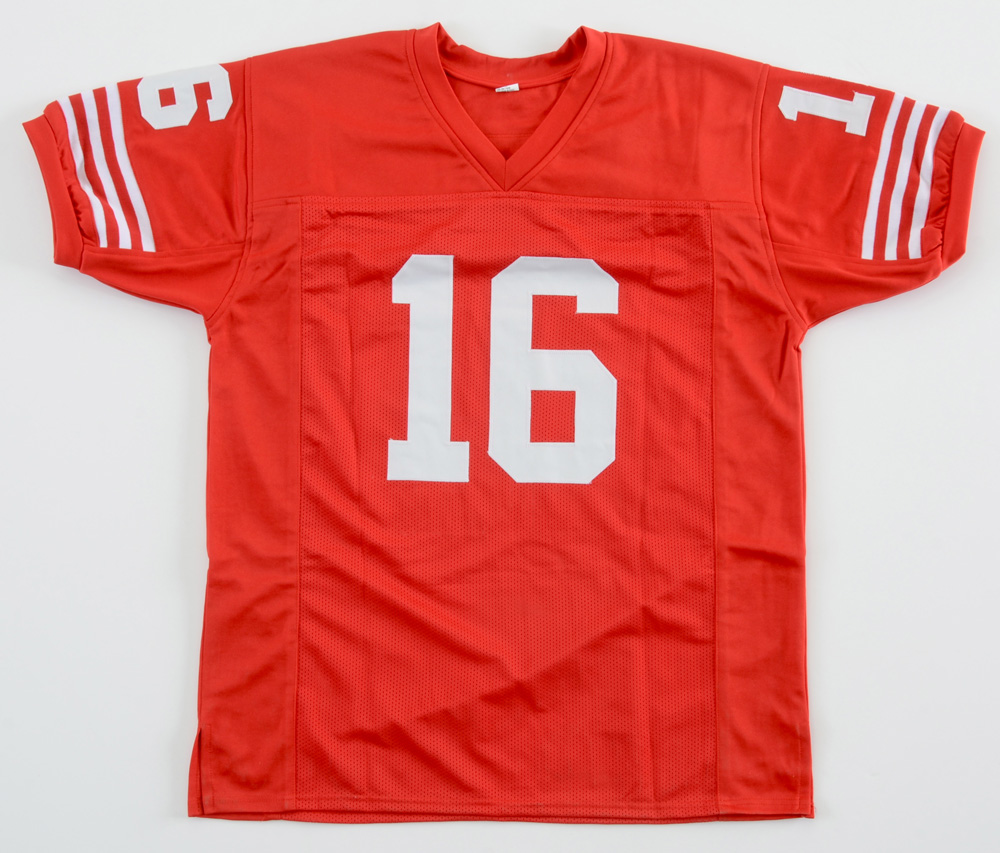 (HOF) Joe Montana Signed 49ers Football Jersey JSA COA