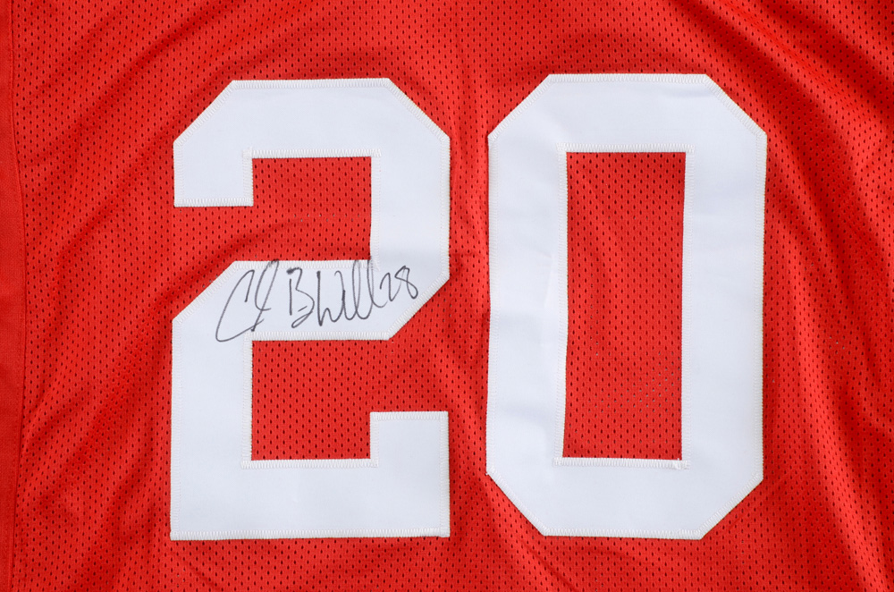 Chris Beanie Wells Signed Ohio State Football Jersey