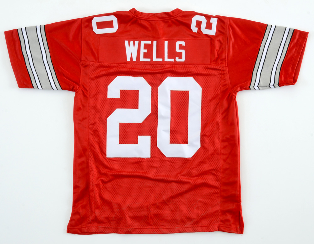Chris Beanie Wells Signed Ohio State Football Jersey
