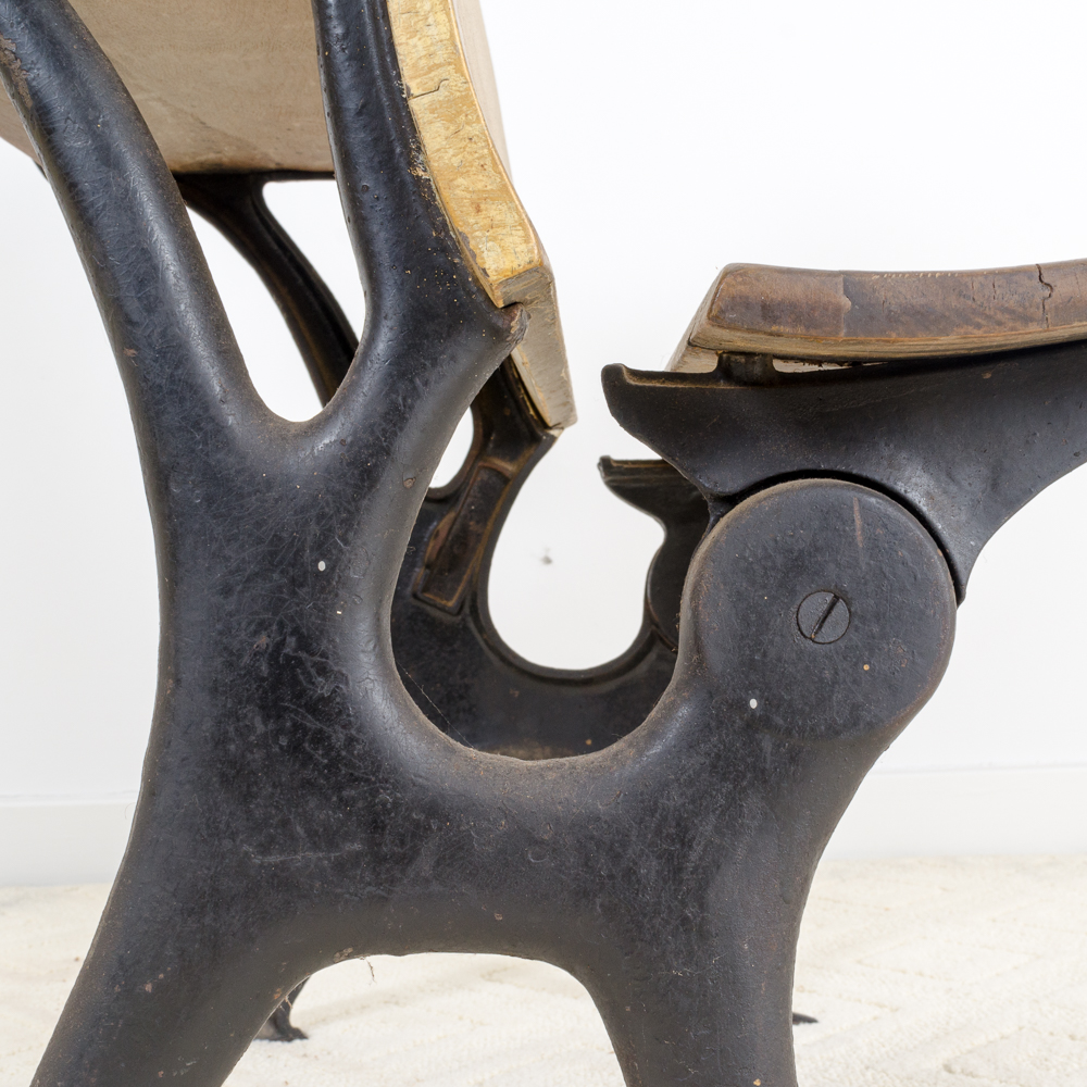 Set of Antique School Desks and Chairs