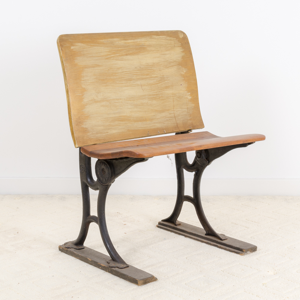 Set of Antique School Desks and Chairs