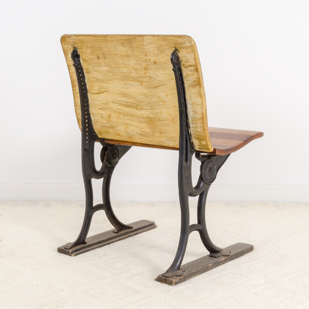 Set of Antique School Desks and Chairs