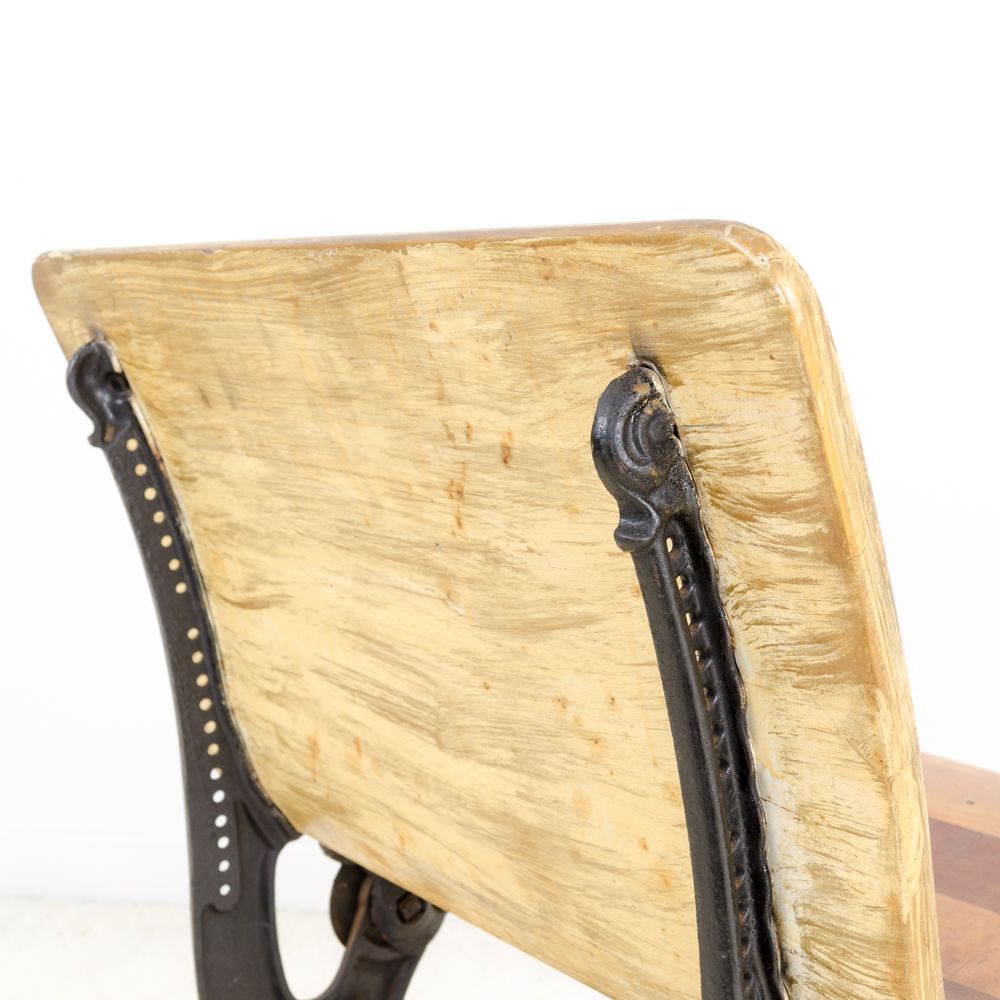 Set of Antique School Desks and Chairs