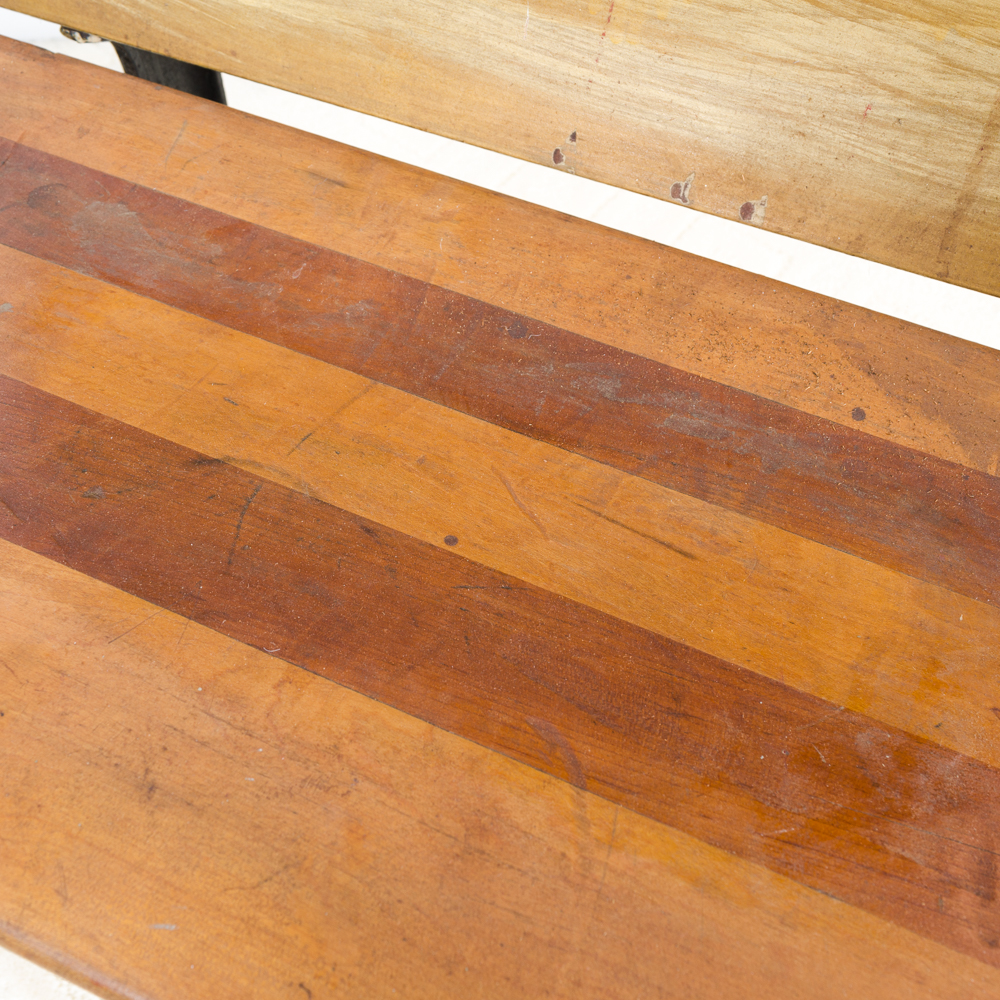 Set of Antique School Desks and Chairs