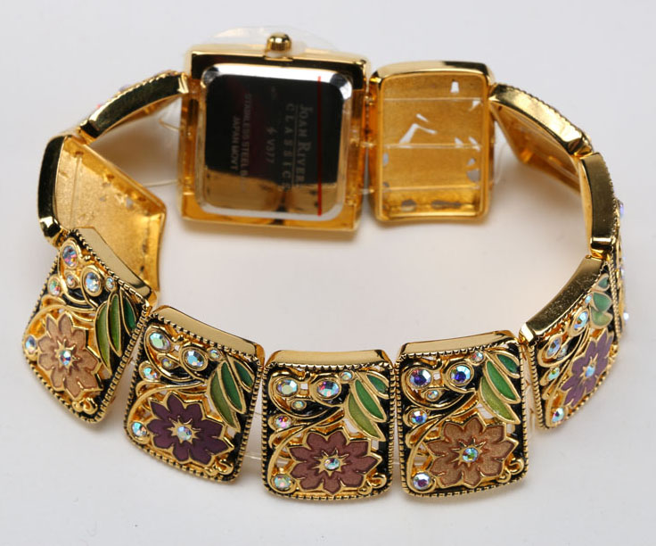 Set of Joan Rivers Jewelry with Watch, Bracelet, and Earrings