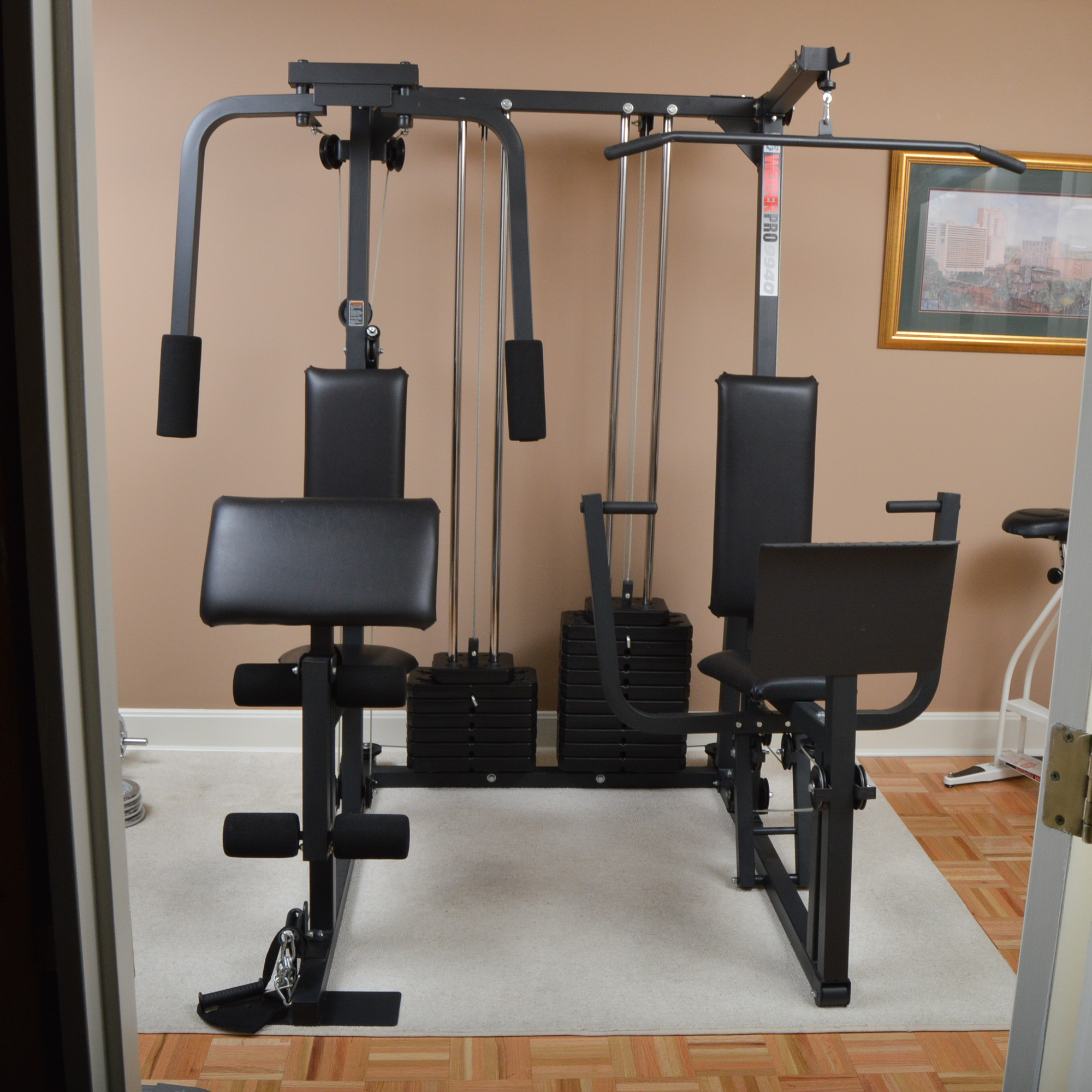 Weider pro best sale weight system