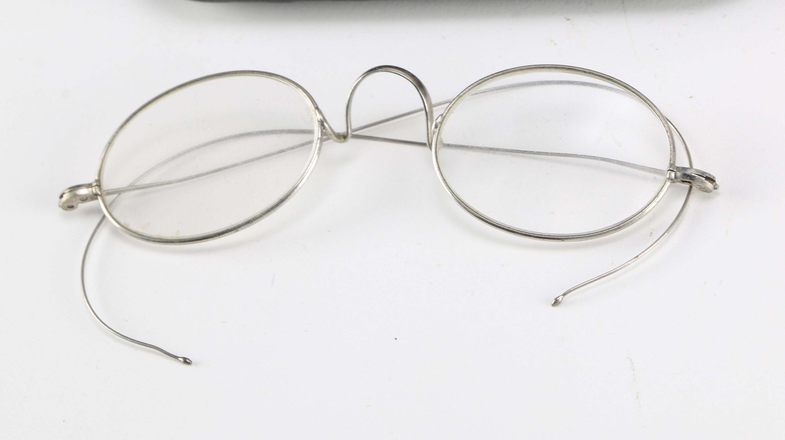 Collection of Vintage Stainless Steel Frame Eyeglasses and other Eyewear