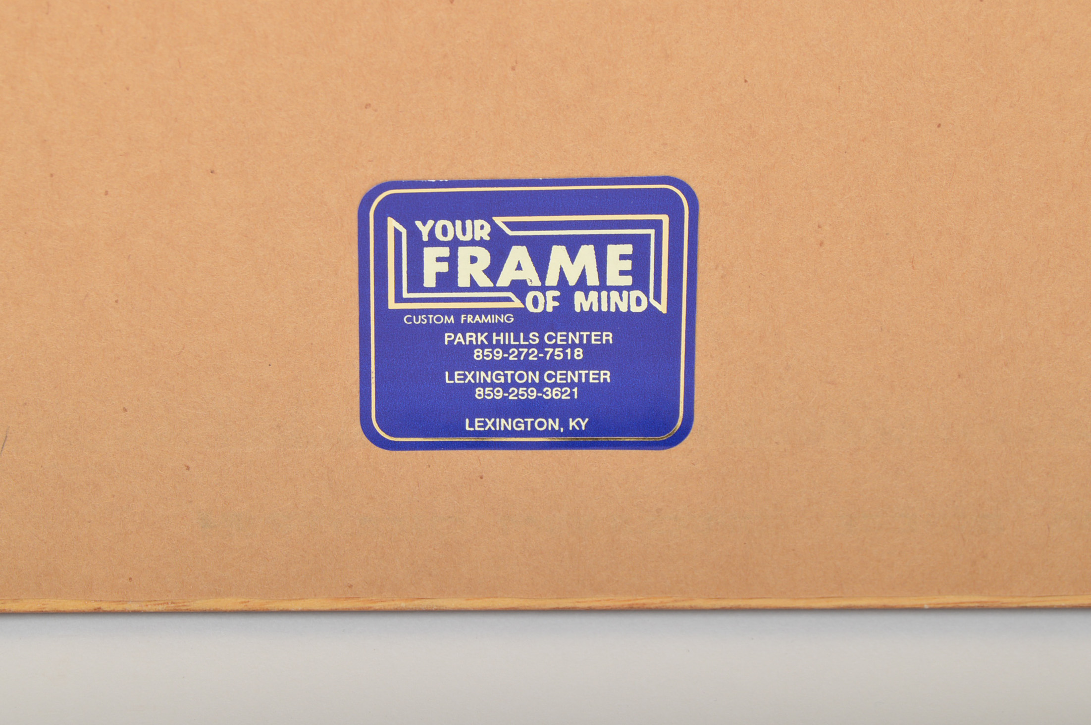 Signed "Genuine RIsk" Print by Tony Leonard