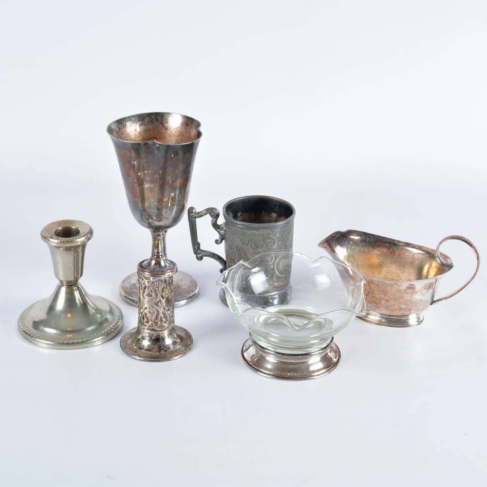 Vintage Silver Plated Tableware Assortment