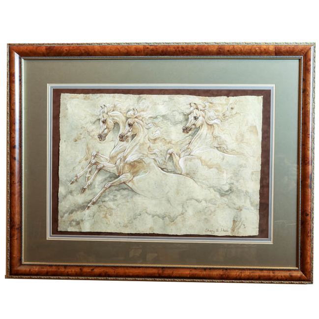 Shary B. Akers Watercolor and Acrylic on Paper