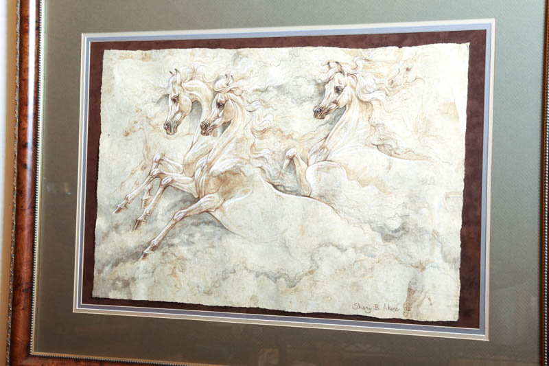 Shary B. Akers Watercolor and Acrylic on Paper