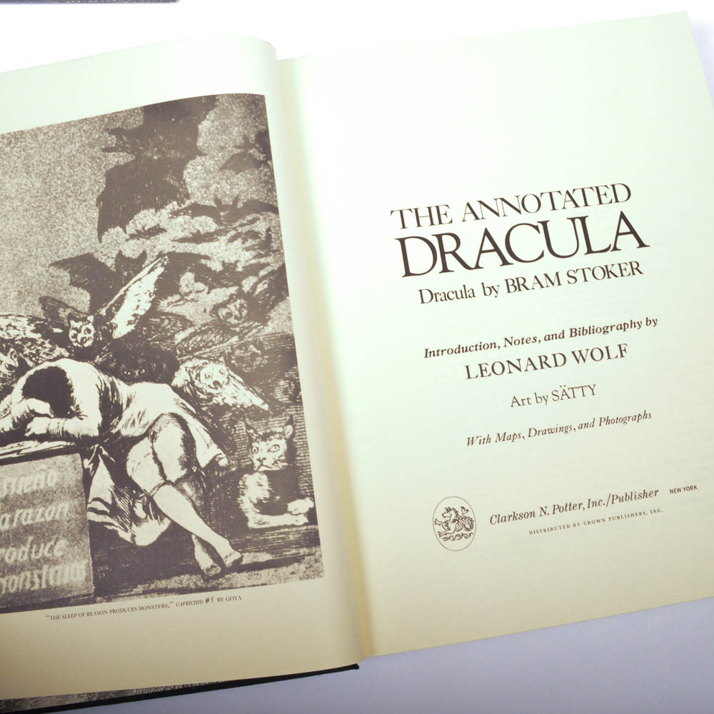 Annotated "Gulliver's Travels," "Dracula," and "Mother Goose"