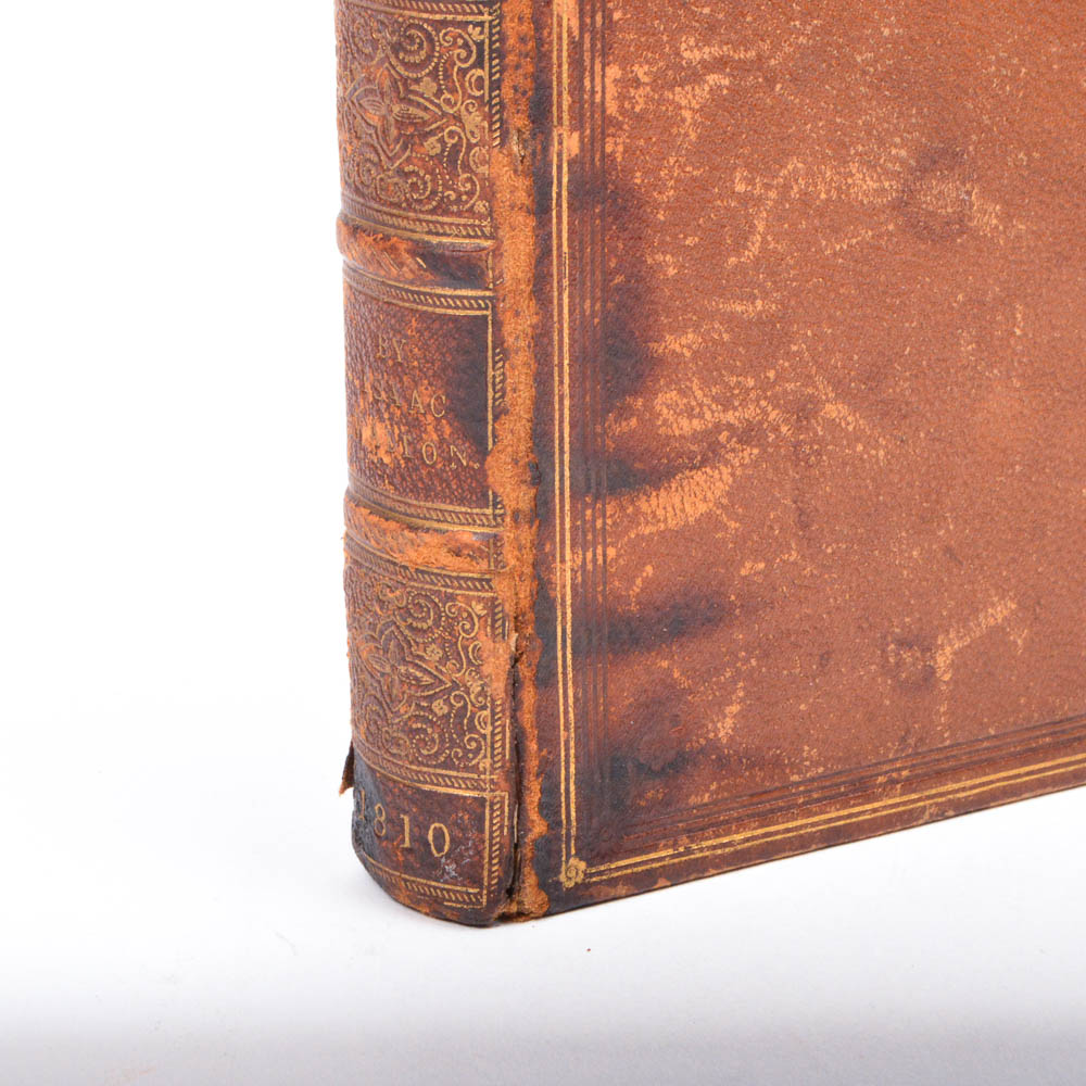 1810 Facsimile Edition "Compleat Angler" with Fore-Edge Painting by Isaac Walton