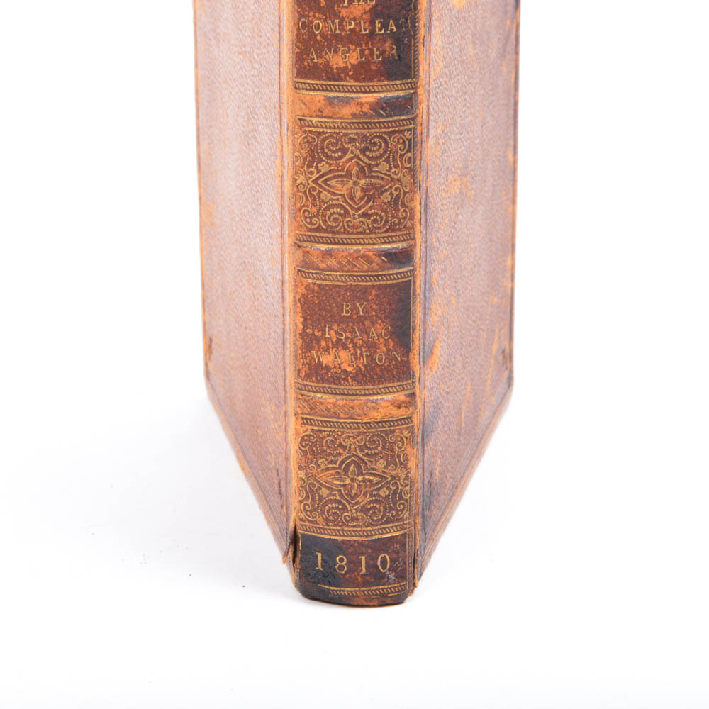 1810 Facsimile Edition "Compleat Angler" with Fore-Edge Painting by Isaac Walton