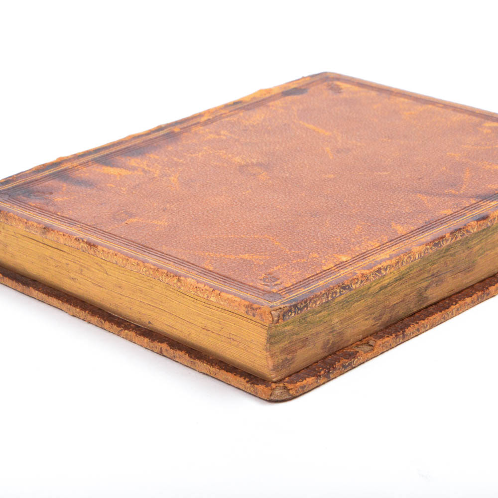 1810 Facsimile Edition "Compleat Angler" with Fore-Edge Painting by Isaac Walton