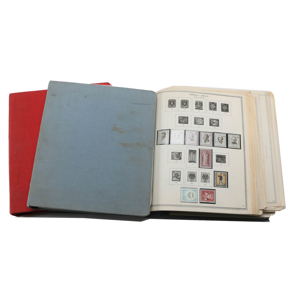 Collection of Stamp Albums