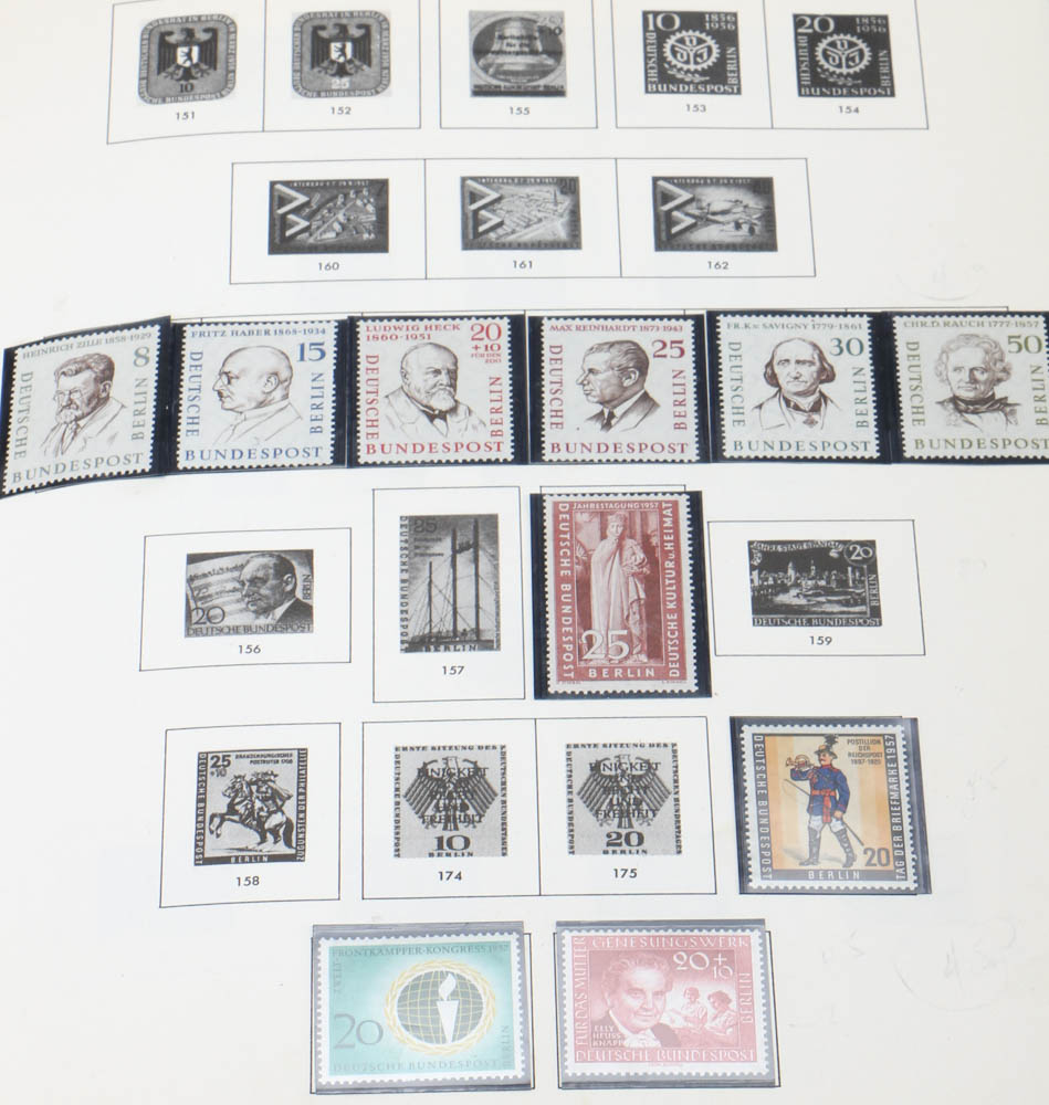Collection of Stamp Albums
