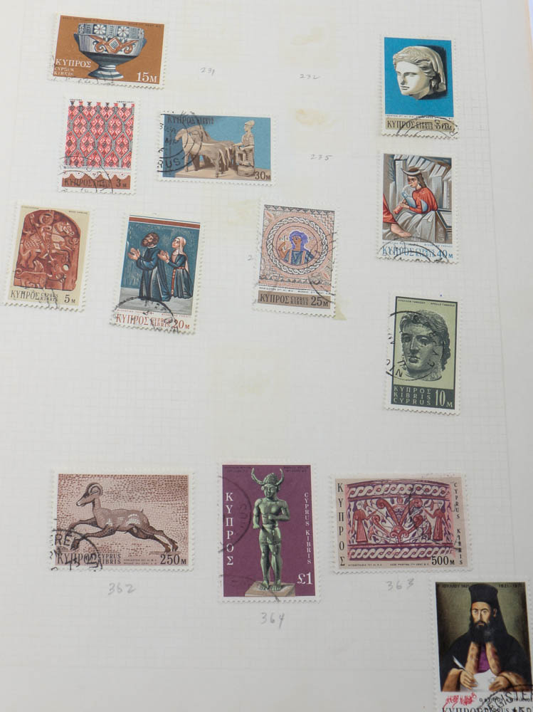 Collection of Stamp Albums