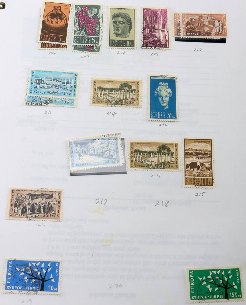 Collection of Stamp Albums