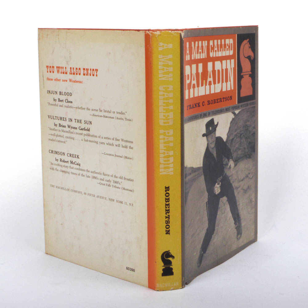 First Edition 1963 "A Man Called Paladin" by Frank C. Robertson