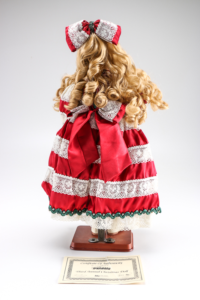 Pair of Seymour Mann Limited Edition Porcelain Dolls