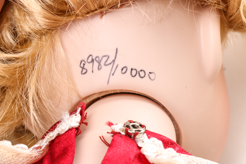 Pair of Seymour Mann Limited Edition Porcelain Dolls