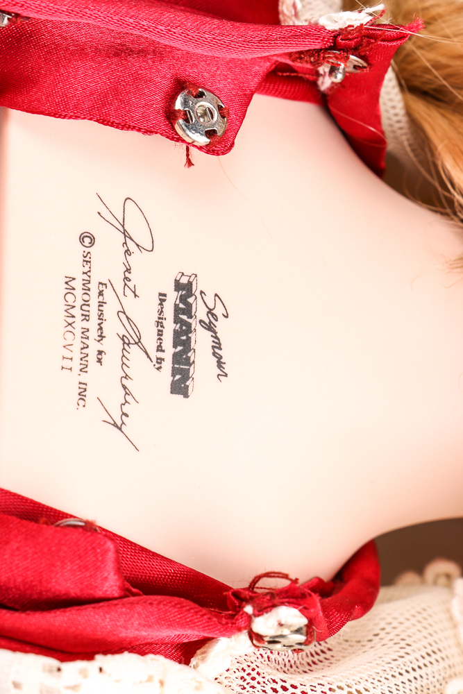 Pair of Seymour Mann Limited Edition Porcelain Dolls