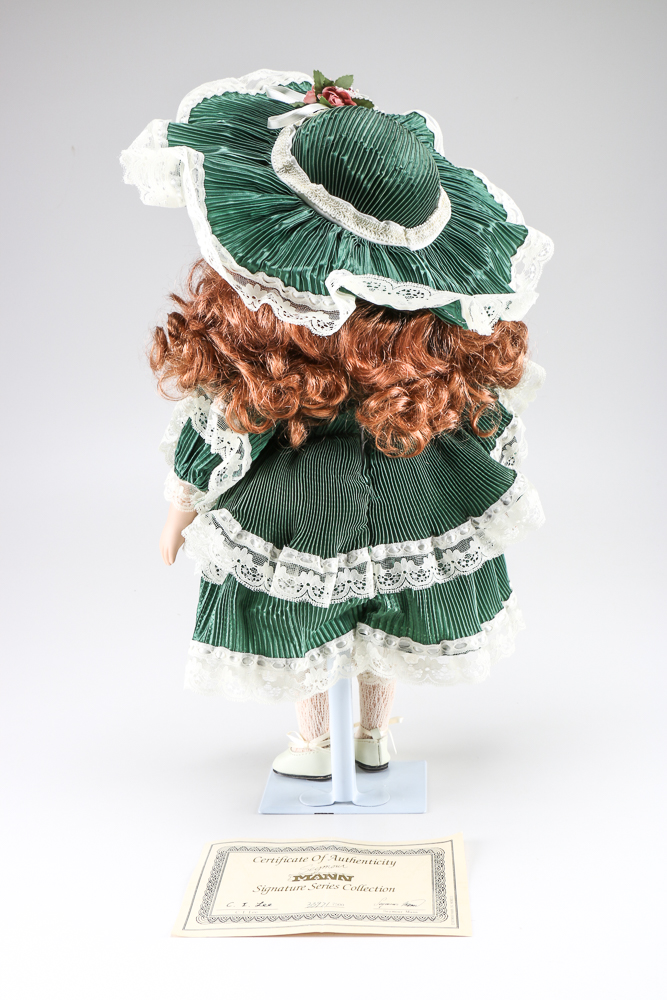 Pair of Seymour Mann Limited Edition Porcelain Dolls