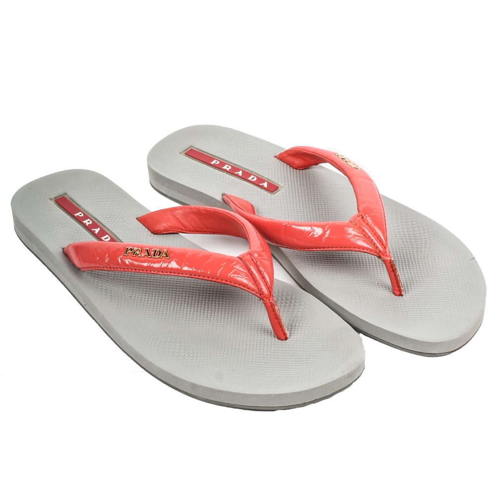 Prada Patent Leather Sandles