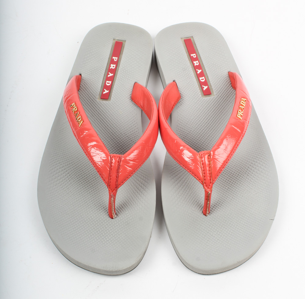 Prada Patent Leather Sandles