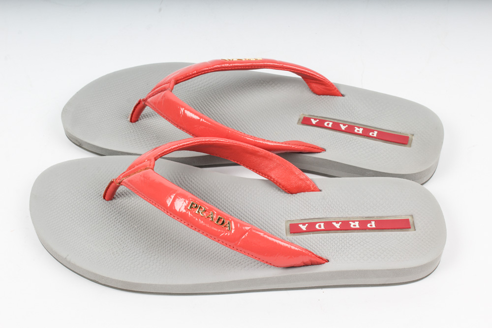 Prada Patent Leather Sandles