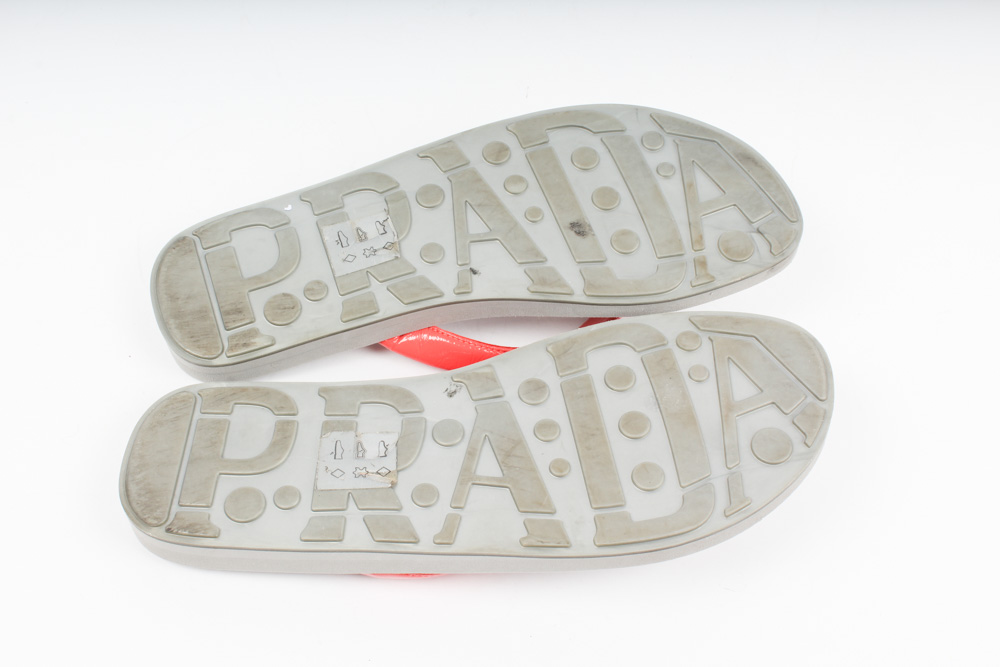Prada Patent Leather Sandles