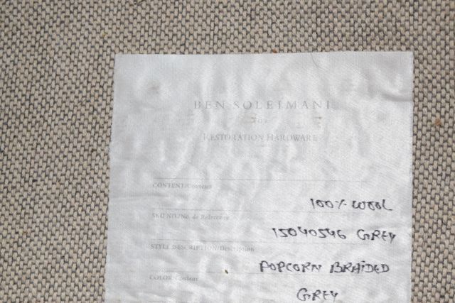 Ben Soleimani for Restoration Hardware Braided Wool Rug