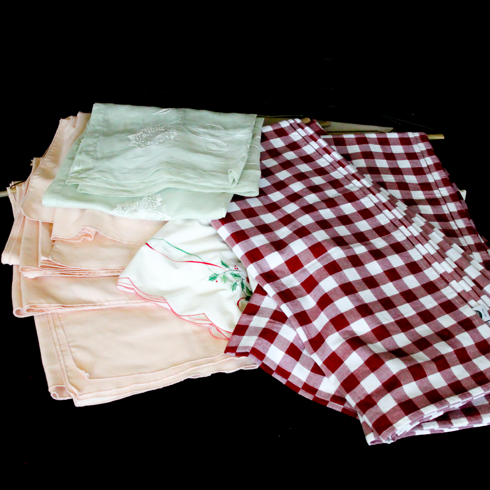 Decorative Tablecloth Assortment Featuring Williams Sonoma