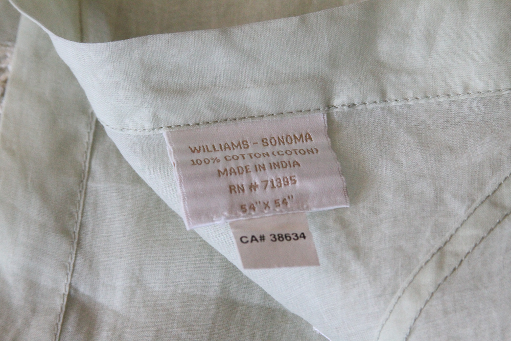 Decorative Tablecloth Assortment Featuring Williams Sonoma