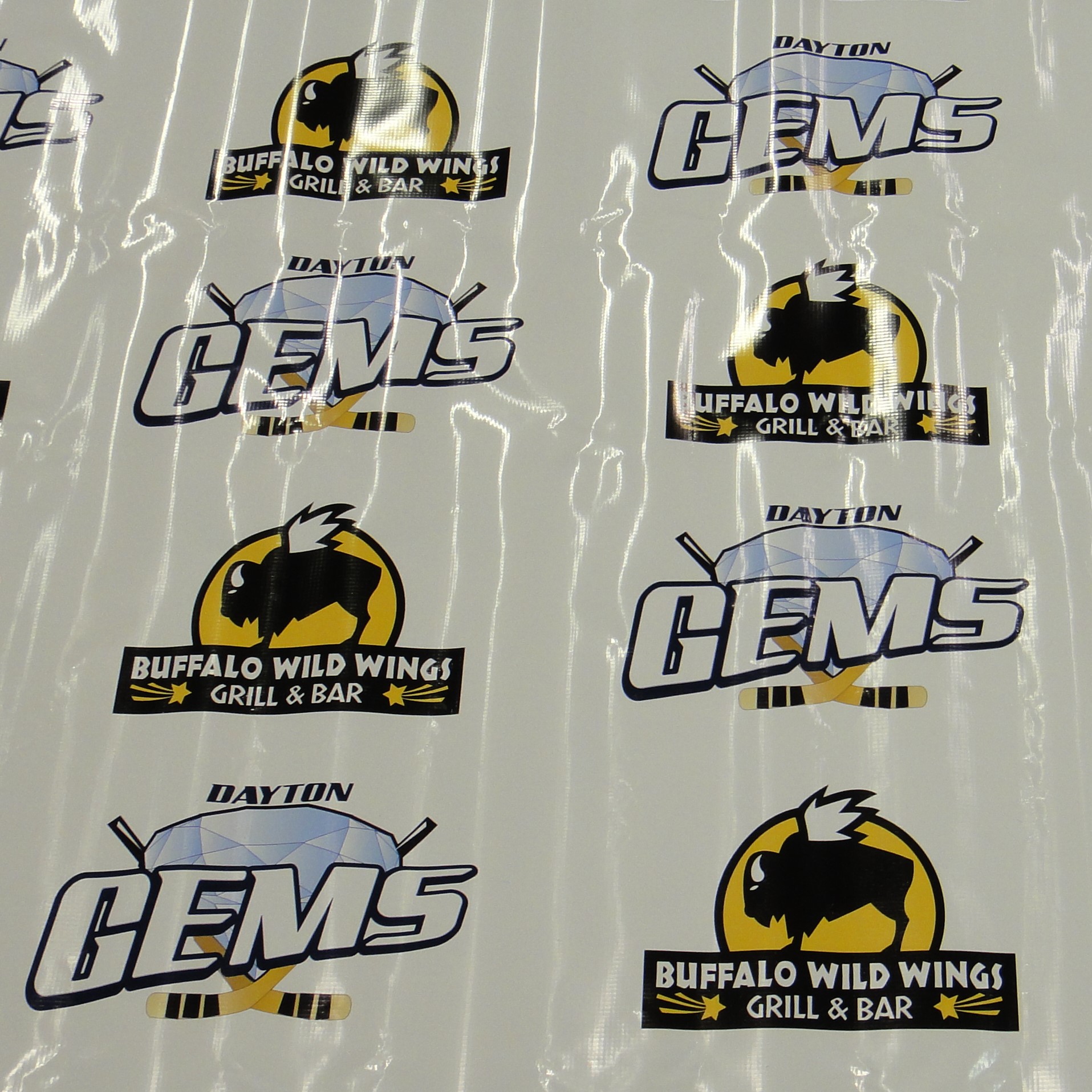 Vintage Dayton Gems & Buffalo Wild Wings Backdrop