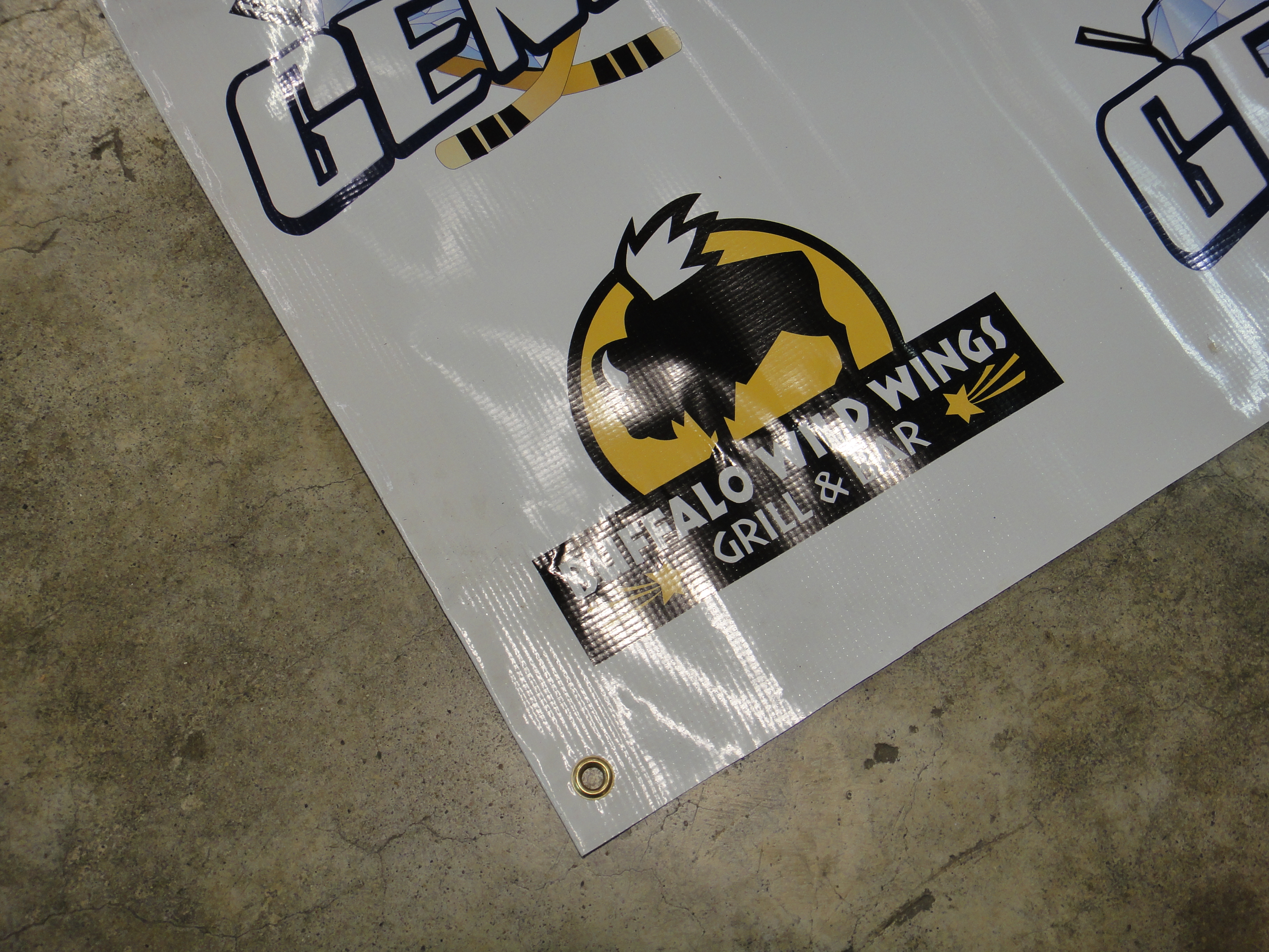 Vintage Dayton Gems & Buffalo Wild Wings Backdrop