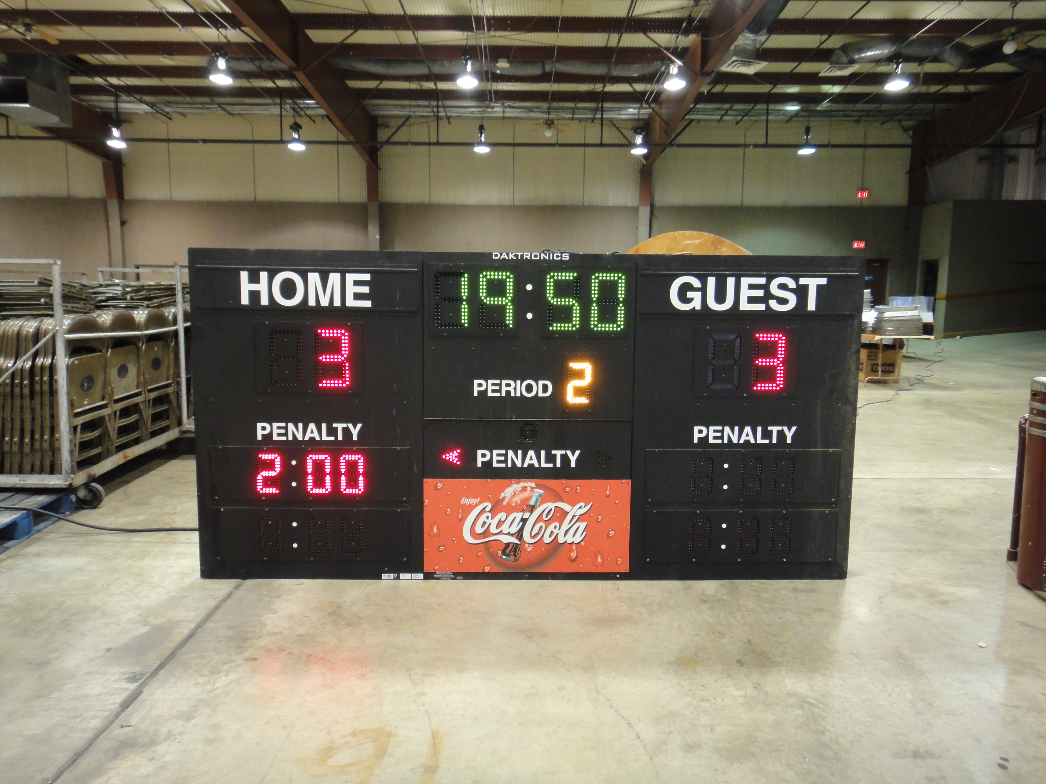 Daktronics LED Digital Scoreboard & 3000 Series Control Console