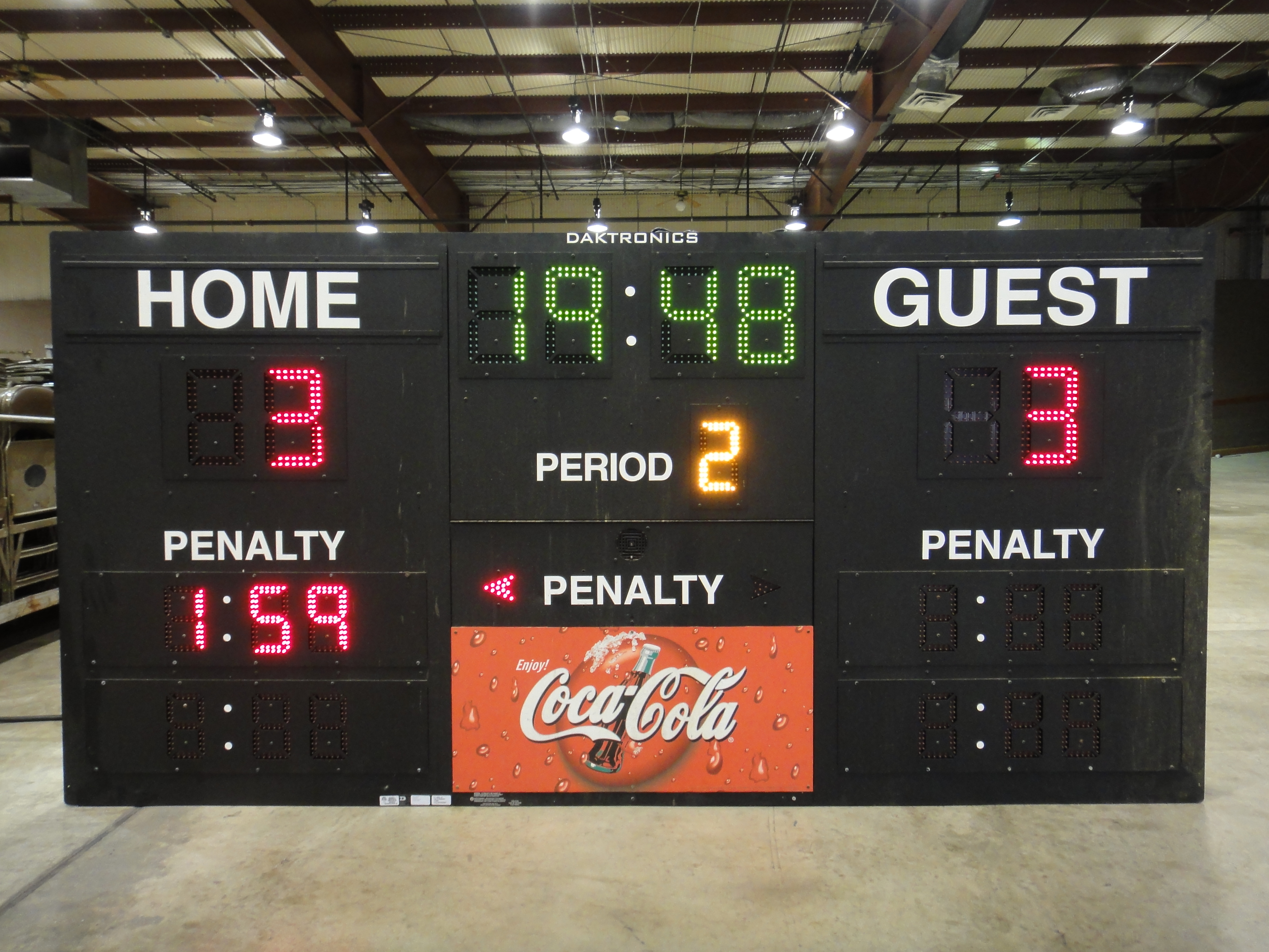 Daktronics LED Digital Scoreboard & 3000 Series Control Console