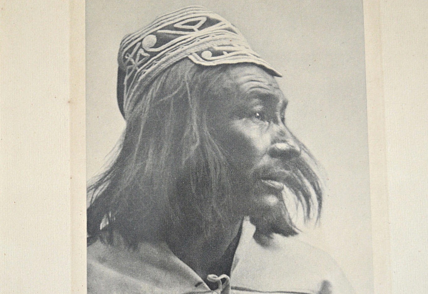 Original Signed Photograph of a Inuit Man by Robert Flaherty