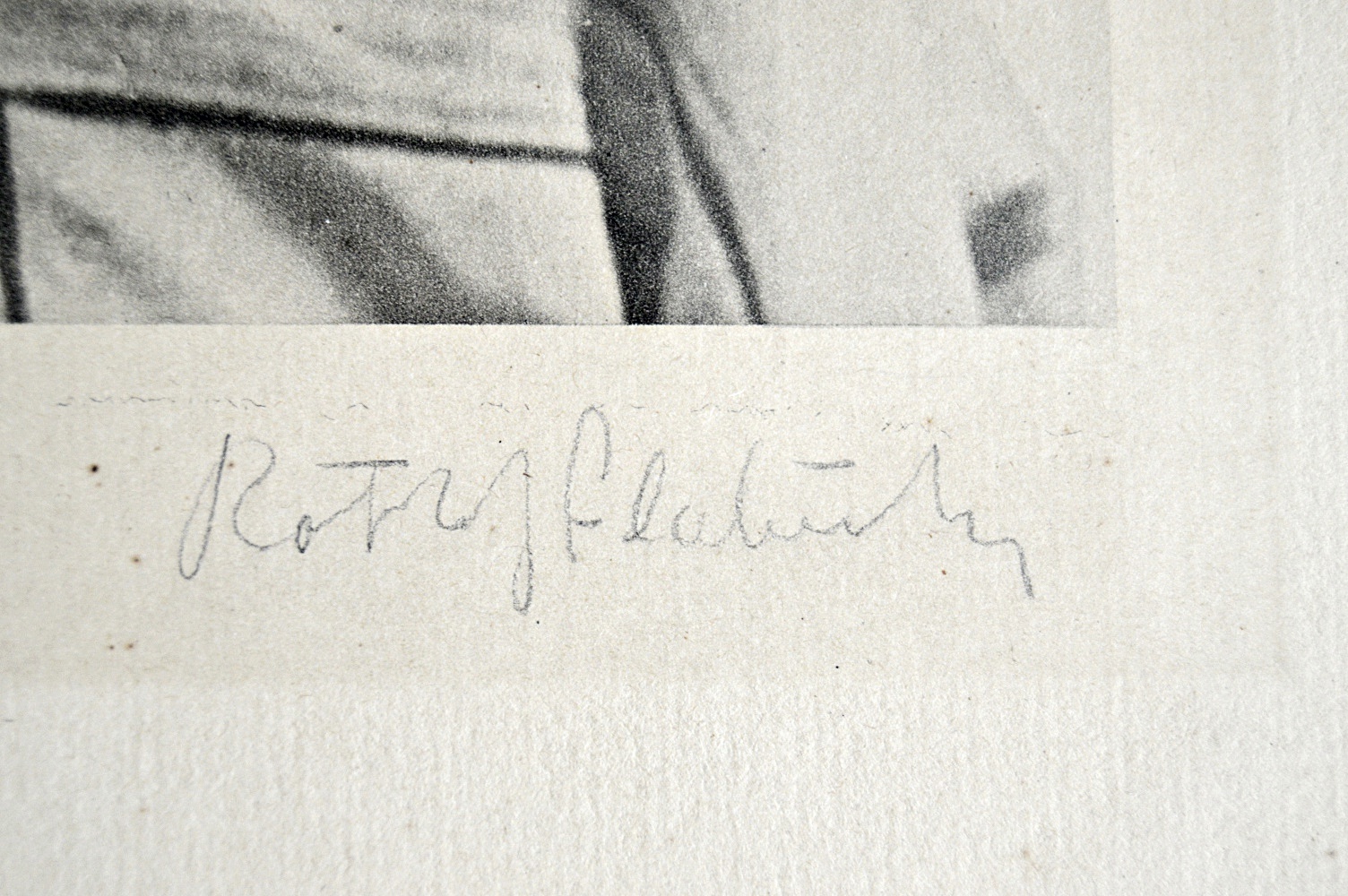 Original Signed Photograph of a Inuit Man by Robert Flaherty